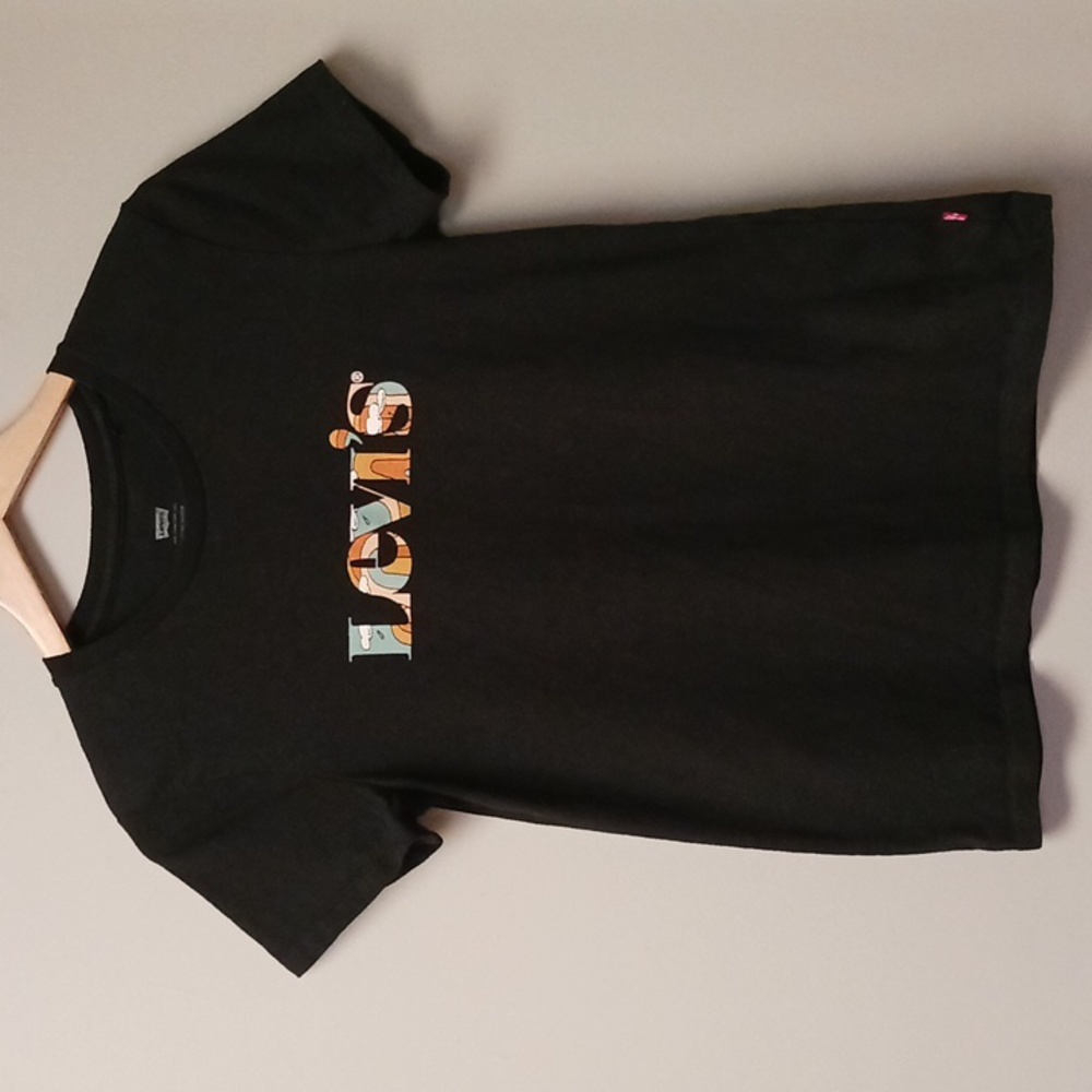 Levi's Black Logo Short Sleeve T-shirt Size M